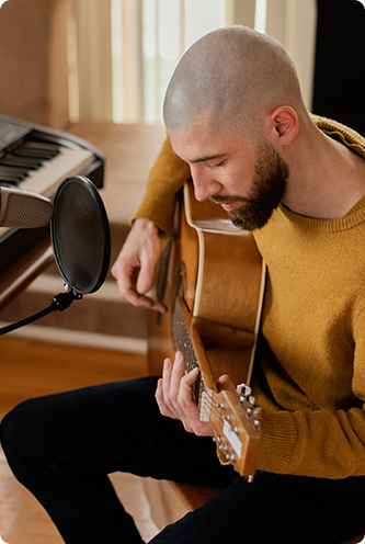 Playing Guitar