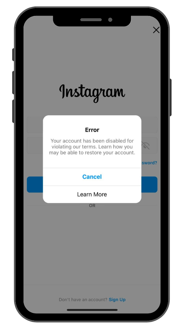 Recover Instagram account, Instagram Unban Service